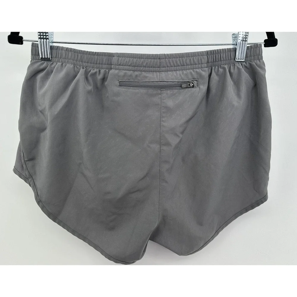 Nike Dri-Fit Built-in-Brief Tempo Running Shorts Medium Women's Zipper Pocket